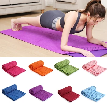 

Yoga Mat Towel 183*63cm Non slip Fitness Workout Mat Cover For Pilates Gym Home Yoga Towel Pilates Gym Exercise Yoga Blankets