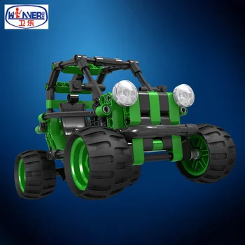 

201pcs City Technic SUV Car Building Blocks Sets DIY Bricks Pull Back Car Supercar Educational Toys for Children Boys