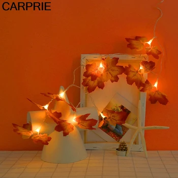 

CARPRIE 20 LEDs Creative Maple Leaf Battery String Lights Fairy Lights Outdoor Decoration Holiday Garland Christmas Lighting 726