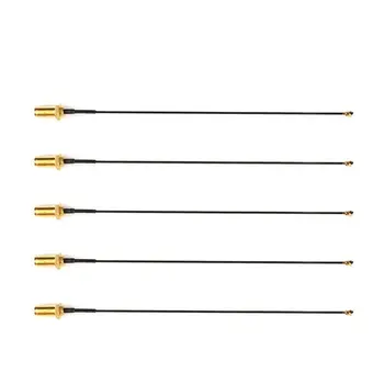 

5PCS IPEX 1Gen to SMA Female Connector Antenna Inner Hole RF Coax Adapter WiFi Pigtail Extension Cable Converter