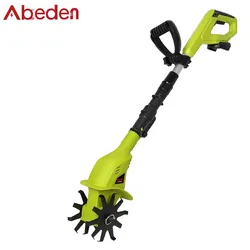 Tiller máquina de arado elétrica cultivador scarifier jardim casa solo arado escavação afrouxamento equipamentos para makita 18v