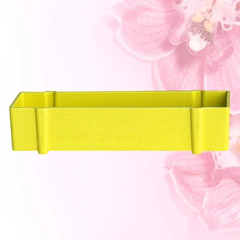 

1 Pc Nordic Style Rectangular Flower Pot Succulent Flower Pot Creative Decorative Flower Pot for Home Office (Pink)