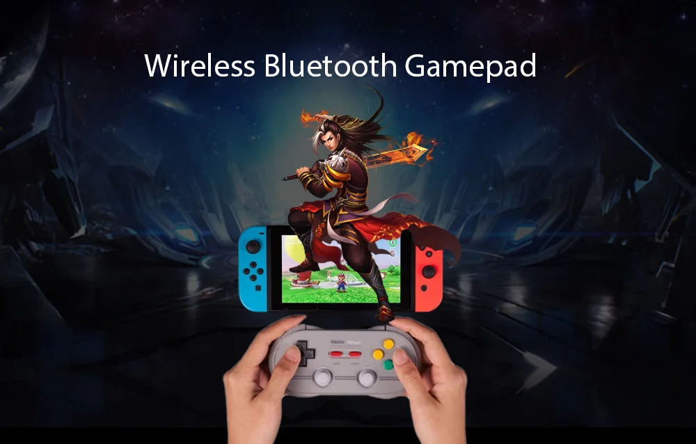 8Bitdo N30 PRO2 Универсальный беспроводной Bluetooth геймпад Игровая приставка с джойстиком игровой для переключения паровой Android MacOS паровой выключатель