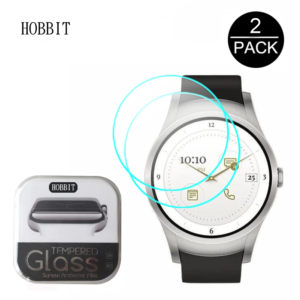2 упаковки 2.5D 9H закаленное стекло для Verizon Wear24 0 3 мм ультратонкое Защитное смарт