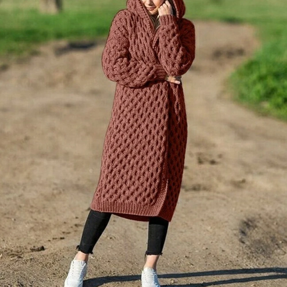 incredible Faux Fur Coats Women 2019 Autumn Winter Hooded Coat Pure Jackets Zipper Long Sleeve Thicken Fleece