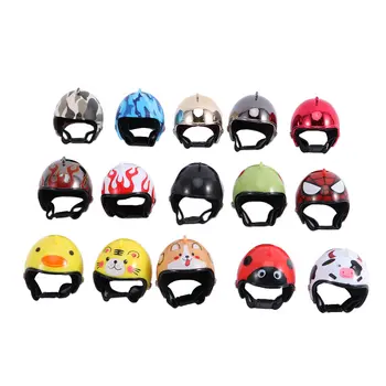 

Lovely Mini Chicken Helmet Small Pet Hard Hat Mini Colorful Bird Duck Quail Headgear Pet Helmet Cute Pet Supplies