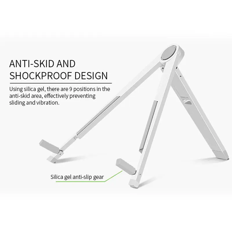 

Adjustable Tripod Anti-Slip Tablet Holder Stand Aluminum Alloy Support for Ipad 2018 Air Pro Mipad 4 Samsung Galaxy