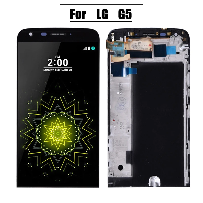 

Display for LG G5 Screen H850 H840 H860 Display with Frame Touch Screen Digitizer Mounting for LG G5 LCD Replacement