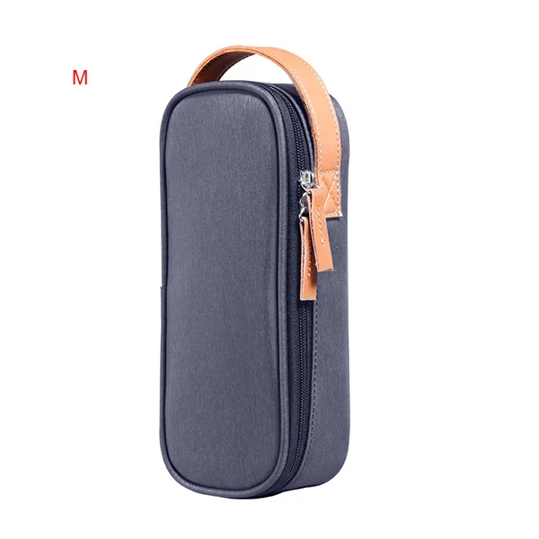 Portable Travel Cable Bag Wires Charger Electronic Accessories Digital Gadget Devices Divider Organizer Case Cosmetic Kit Pouch - Цвет: Blue A  Size M