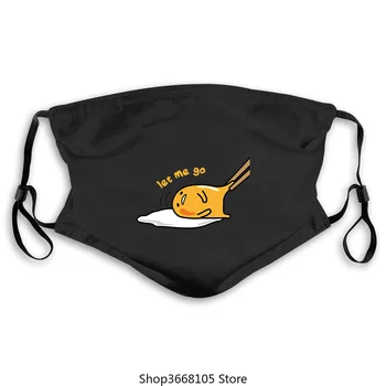 

Gudetama masque Cartoon masque hommes Unisexe Nouvelle Mode masque livraison gratuite top ajax 2020 drôle masques 100% Coton mas