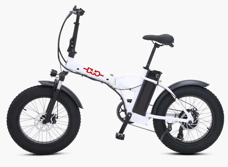 Белый Электровелосипед 20 zoll ebike 48V500W электровелосипед горный электровелосипед faltrad 4,0 Фетт рейфен bicicleta eletrica strand E - Цвет: Белый