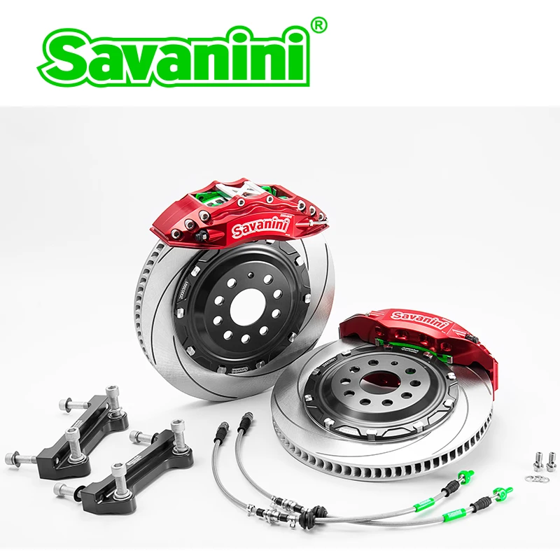 SAVANINI Фирменная Большой 4/6 горшок тормозной суппорт набор для VW Golf 6/7 GTI Sciocco Ocativa PQ35
