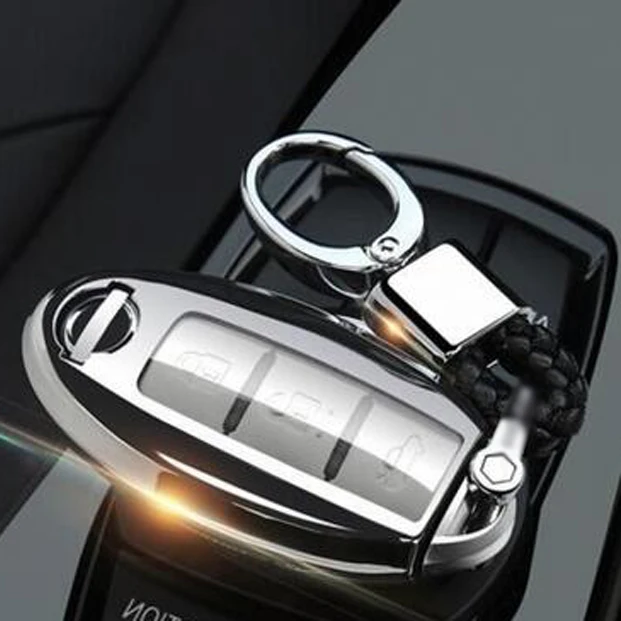 Чехол для ключа автомобиля fob для Nissan Qashqai J10 J11 X-Trail t31 t32 kicks Tiida Pathfinder муранское Примечание Juke Infiniti аксессуары