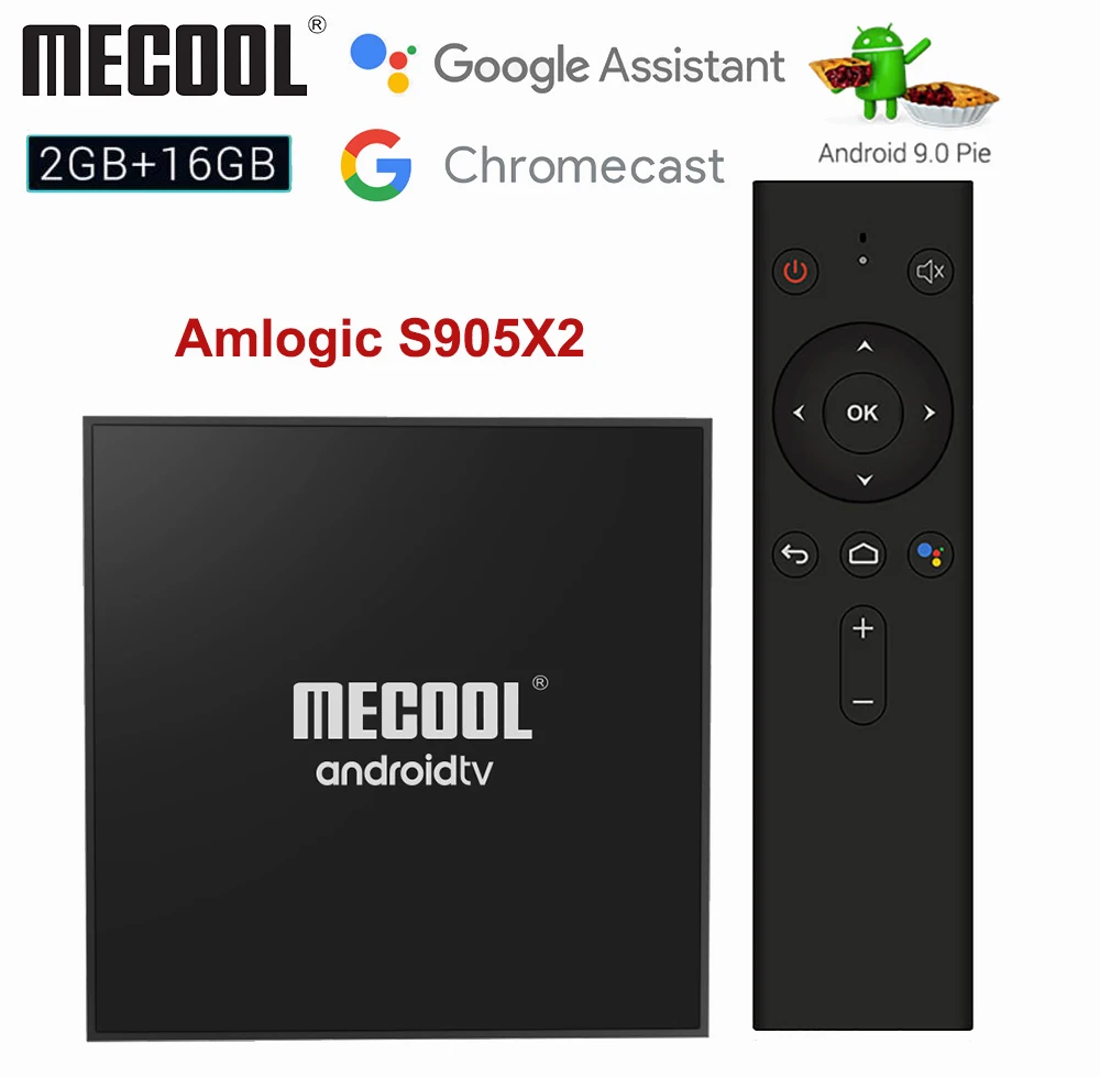 Mecool KM9 Pro Классический Google Сертифицированный Amlogic S905X2 Android 9,0 2G 16G 4K HDR литой голосовой контроль Android ТВ приставка