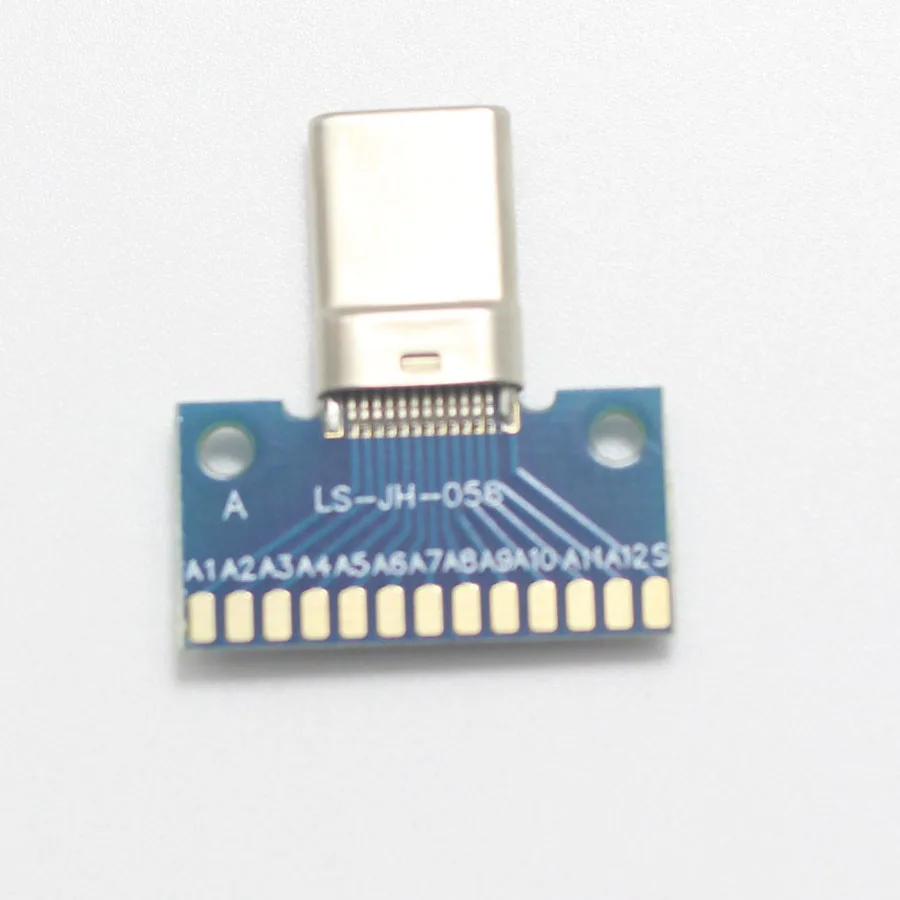 1 шт. USB 3,1 type C разъем 24+ 2P штекер Адаптер розеток для припоя провода и кабель 24P+ 2P печатная плата