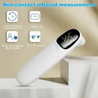 Portable Infrared Thermometre Digital Laser IR Temperature Meter Non-contact Thermometro Gun LCD Display with Fever Alarm
