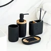 4 Pieces Bathroom Accessories Set Washing Tools Toothbrush Toothpaste Holders Soap Dispenser Box Pump Bottle Household Wash Set ► Photo 3/6