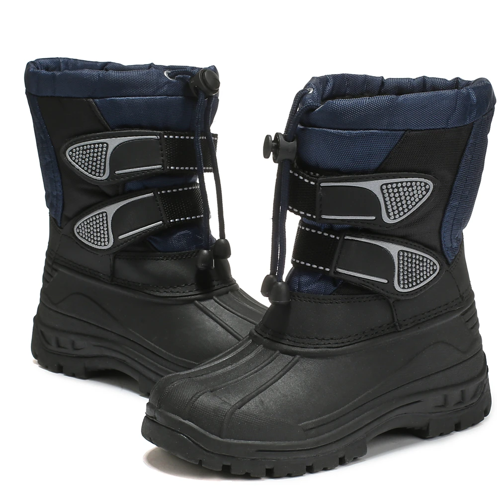 

Boys Snow Boots 2019 Korean Fashion Winter Girls Boots Kids Children Warm Plush Waterproof platform Boot Kid Shoes For Girl