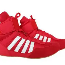 Мужская и женская красная тренировочная спортивная обувь для тренировок, борцовские кроссовки, боксерская обувь для мужчин и женщин