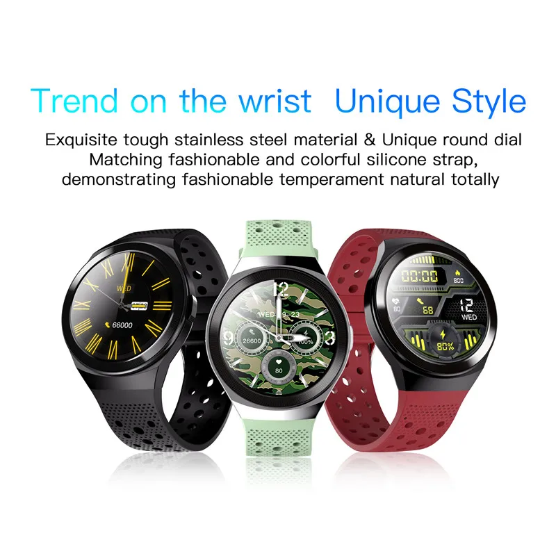 Amynikeer Sn90 Smart Watch Bluetooth Call Ip68 Waterproof Fitness Tracker  Heart Rate Sleep Monitoring 1.28 Inch Color Screen - Smart Watches -  AliExpress