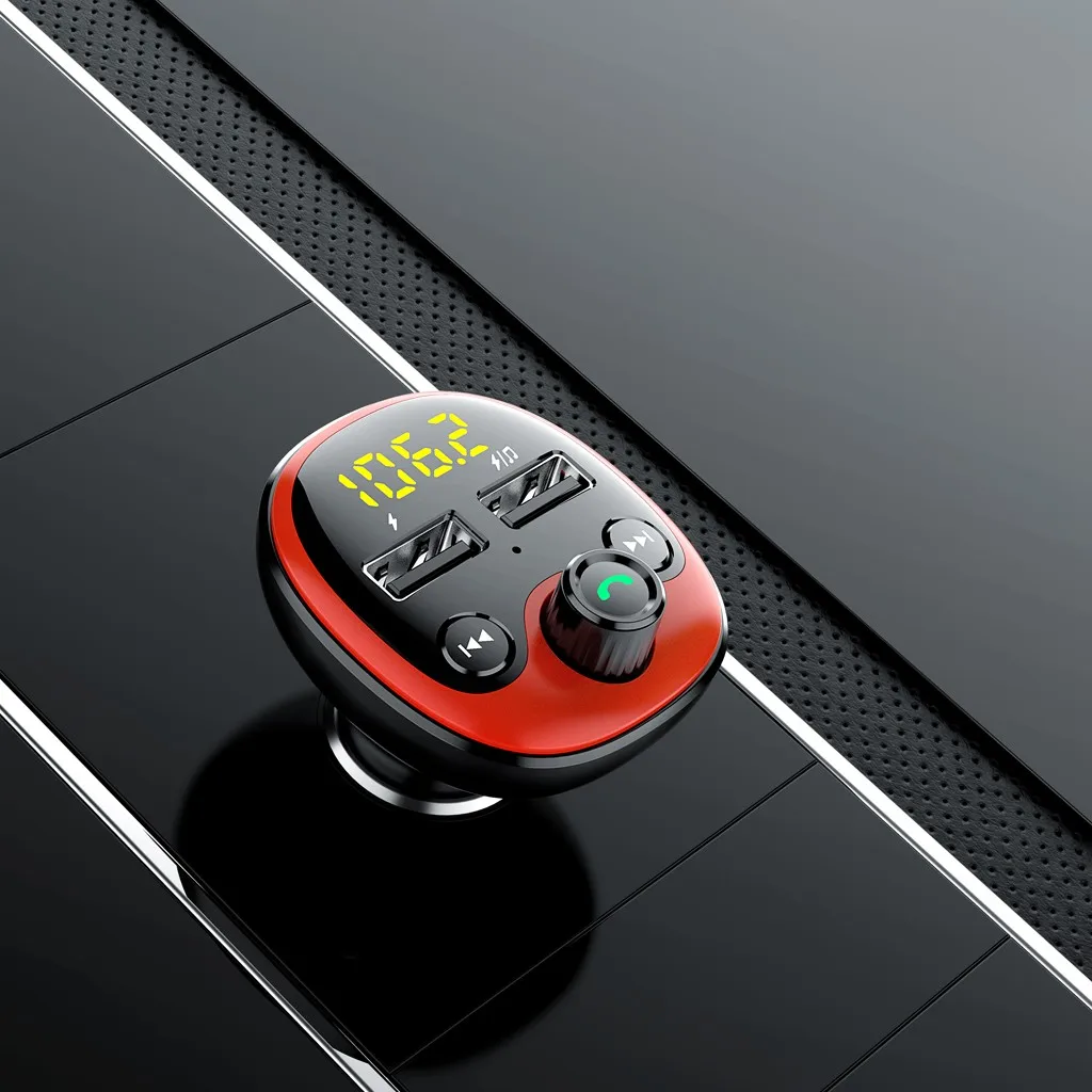 Автомобильное Bluetooth MP3 без потерь качество звука Hands-free многофункциональное автомобильное зарядное устройство Быстрая Зарядка батарея Обнаружение напряжения полезное