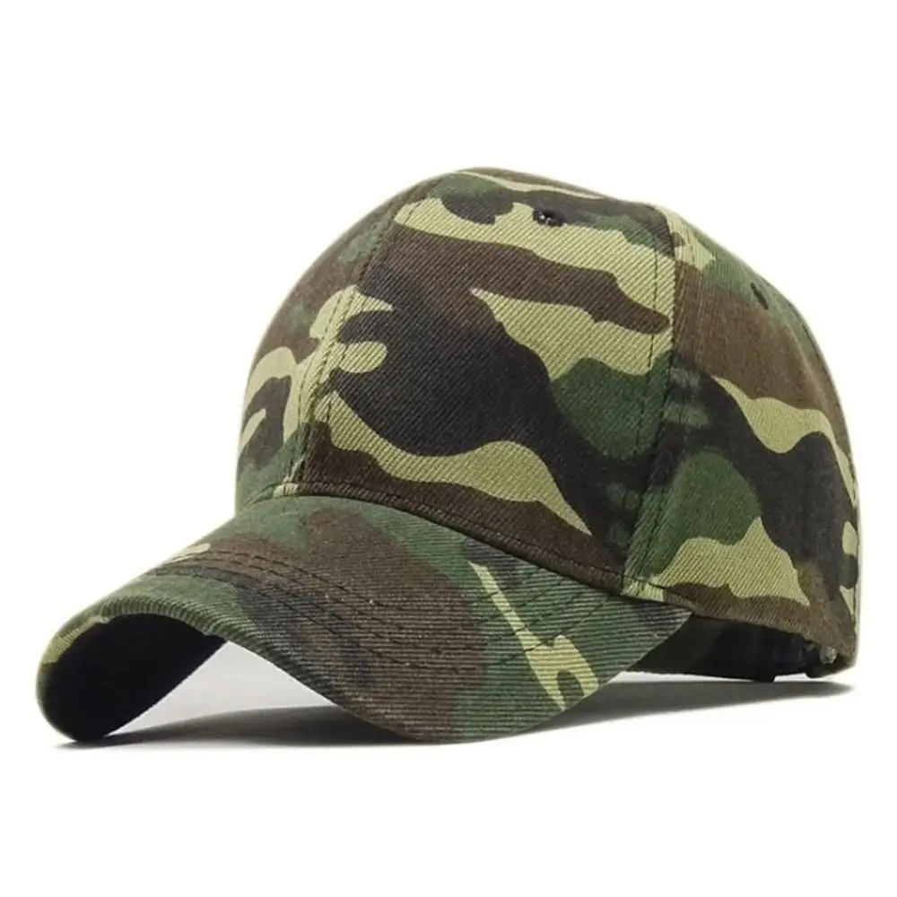 Регулируемая Летняя мужская и женская хлопковая Повседневная бейсбольная кепка камуфляжная шляпа уличная альпинистская Солнцезащитная сетчатая Кепка - Цвет: army green