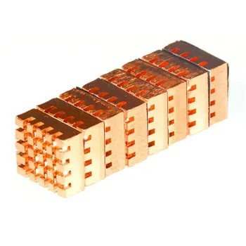 

Pc Computer Cooler Pure Copper Heat Sink Back Memory Ram Sink Cooling For Gpu Ic Chip Heatsink 8 Pieces
