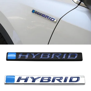 

Metal Car Rear Side Emblem Sticker Styling for Honda Hybrid Logo Accord Civic CRV Crosstour Insight City Jade Auto Decoration