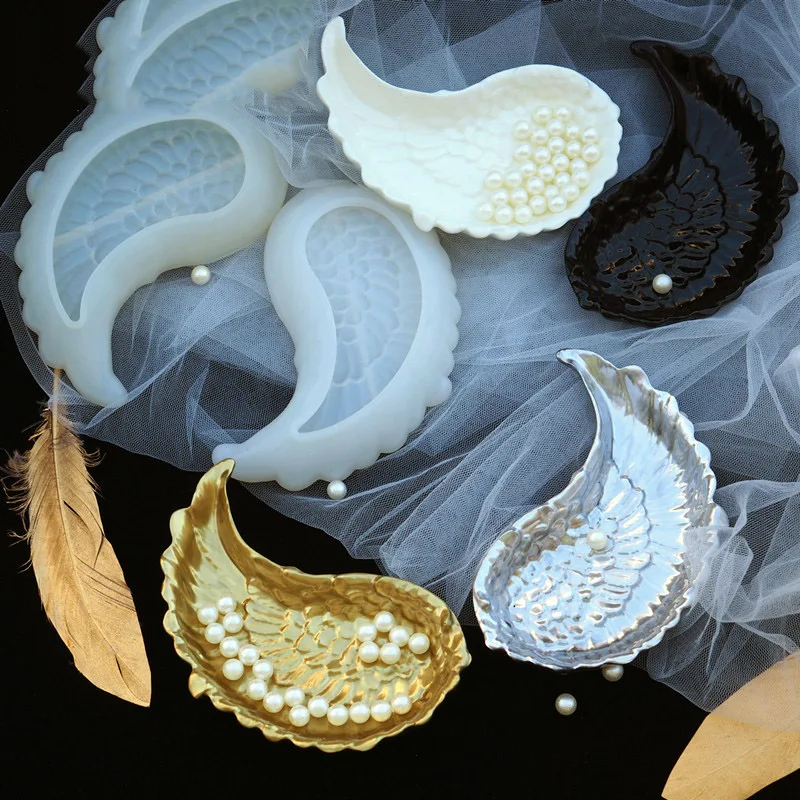 

Silicone Molds For Epoxy, Resin Making Resin Decorative Storage Dish, Transparent Mold For Coaster Wings Resin Tray Molds