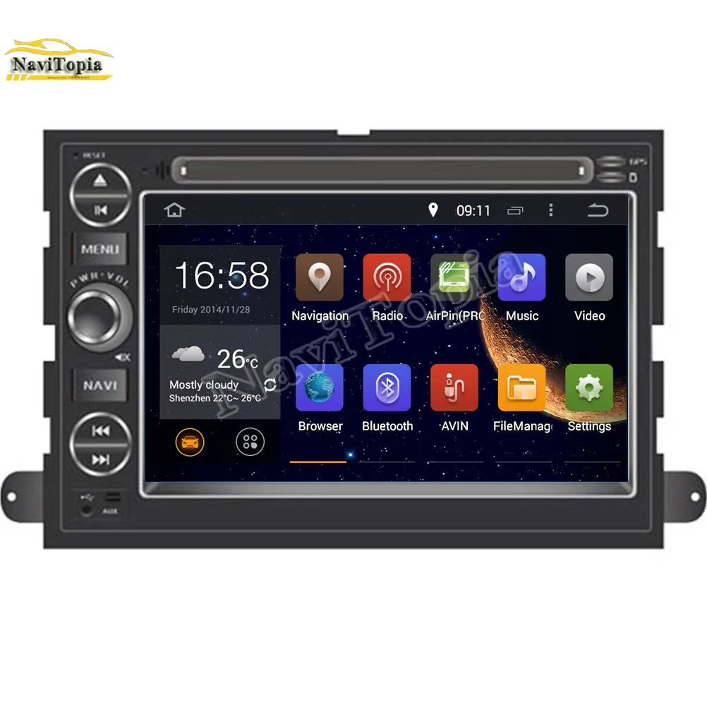 Octa Core 4G+64G Android 9.0 Car DVD Multimedia Player for Ford Mustang 2007-2009 Escape 2008-2009 Freestyle 2005-2009 | Автомобили и