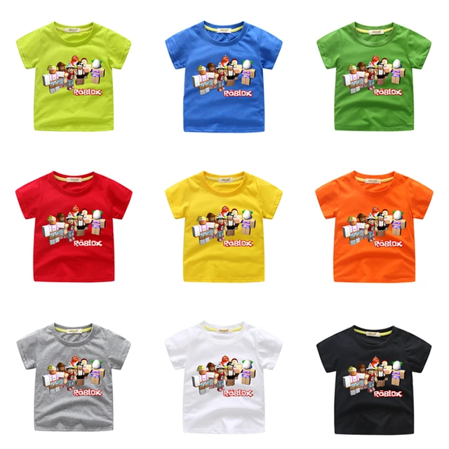 2023 Roblox Kid T-shirt Boys Game Sports T-shirt Child Cartoon Short Sleeve  Top 3d Printing Casual Street Harajuku Clothes - T-shirts - AliExpress