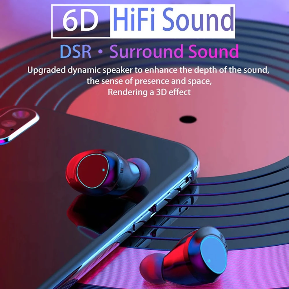 G16 TWS Bluetooth наушники тяжелый бас 6D стерео HiFi Звук светодиодный дисплей гарнитуры 3000 мАч зарядная коробка IPX7 водонепроницаемый