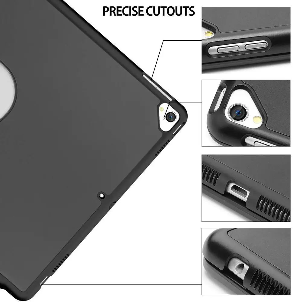 Ultra thin Bluetooth Keyboard Backlit Hard Shell Black Aluminum Alloy Keyboard Protective Cover for iPad 10 1 Ultra thin Bluetooth Keyboard Backlit Hard Shell Black Aluminum Alloy Keyboard Protective Cover for iPad 10 5