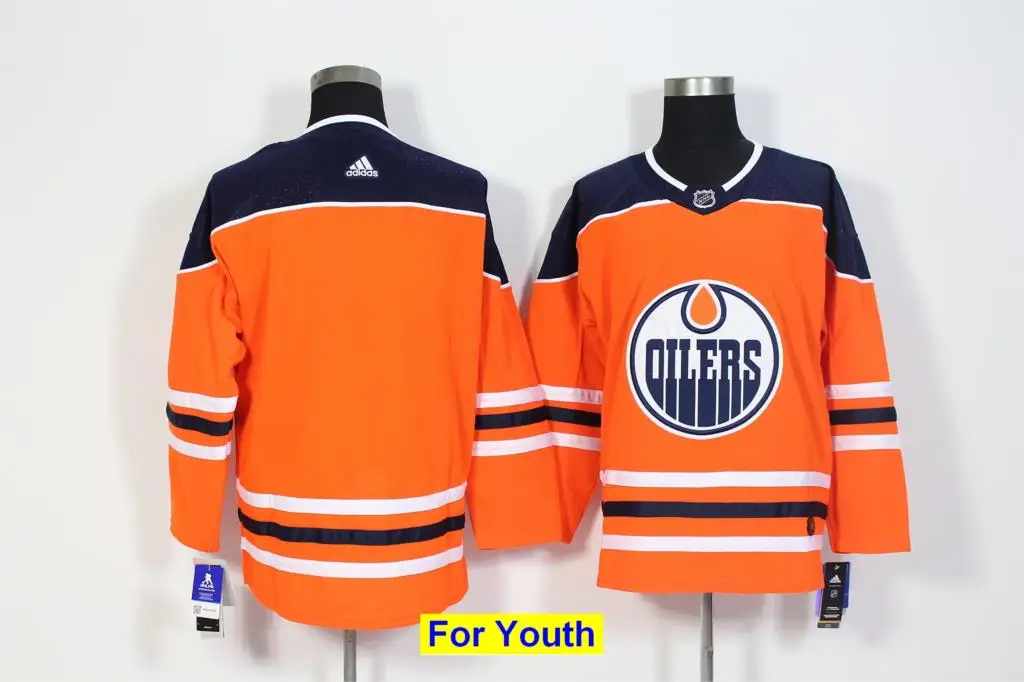 Детские новые молодежные свитера Edmonton Connor McDavid Leon Draisaitl Wayne Gretzky LUCIC NUGENT-HOPKIN - Цвет: as photo