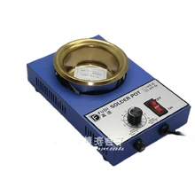 300 Вт паяльник Оловянная плавильная машина печь терморегуляционная нержавеющая сталь 100 мм 200~ 450 по Цельсию