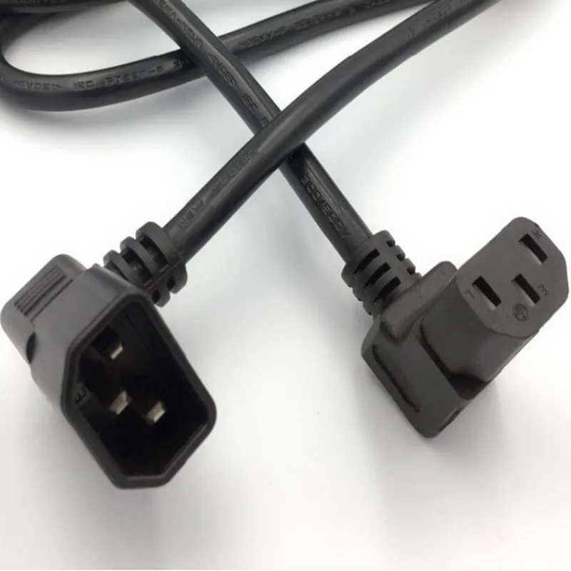 

IEC 320 C13 Female to C14 Male PDU Angle Power Cables,IEC C13 angle adapter,Power cord angle adapter