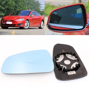 

Large Vision Car Blue Rearview Mirror Glare Proof LED Lamp Heated Turn Single for Tesla Model 3 X S 2016-2020