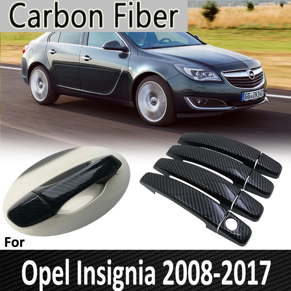 Черное углеродное волокно для Opel Insignia MK1 2008 ~ 2016 2013 2014 Vauxhall Holden Buick Regal чехол дверной