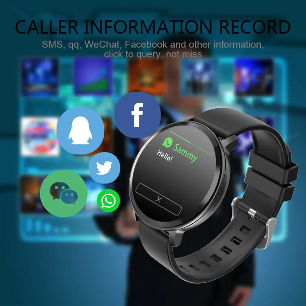 S8 Smartwatch Sport Waterproof  Man FitnessTracker Heart Rate SleepTracker Smart Bracelet Call Information Reminder Relo Digital