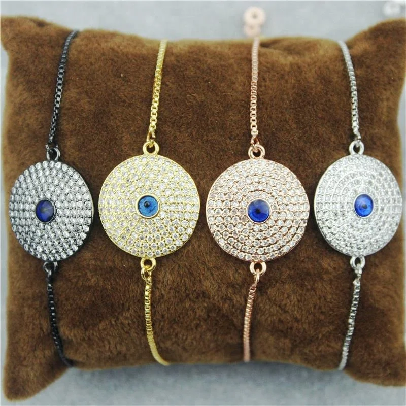 Регулируемый 10 шт./лот Модный cz браслет, высокое качество микро циркон проложить Шарм, дешевые ювелирные изделия