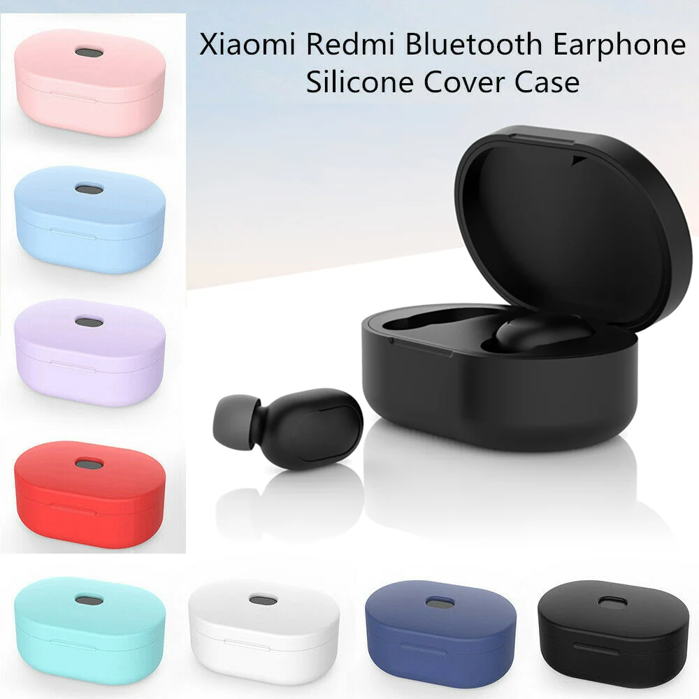 Чехол для Xiaomi Redmi AirDots портативные Bluetooth-наушники силиконовый защитный чехол
