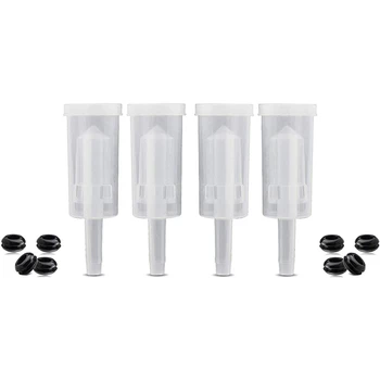 

Fermentation Airlock Kit with Silicone Grommet for Preservation, Brewing, Fermentation Sauerkraut, Kimchi (4 Piece Safety Lock a