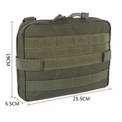 Bolsa médica táctica Molle EDC, Kit de primeros auxilios al aire libre, bolsa militar de caza, paquete de cintura, bolsa de herramientas de utilidad, funda de torniquete