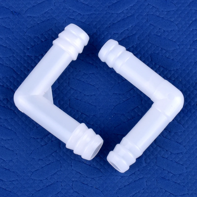 8mm 10mm PE Elbow Connector Aquarium Tank Air Pump Hose Pagoda Joint Watering Irrigation Garden Water Pipe Connector 5~500pcs pipe connector