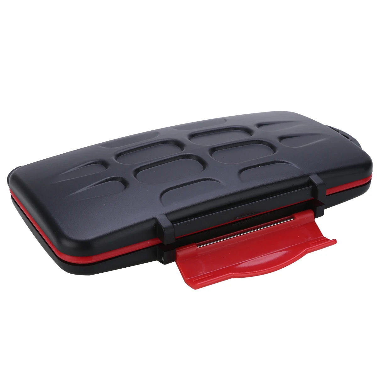 Internal Storage Card Case 12 Slots SD/TF Cards Protective Box Waterproof Black Integrated Red Colors New Arrival