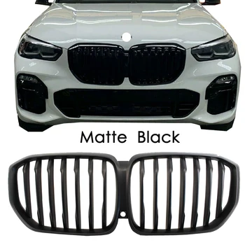 

For BMW X5 G05 2018 2019 Matte Black Car Accessories Car styling Single line replacement front Bumper Kidney Racing Grilles