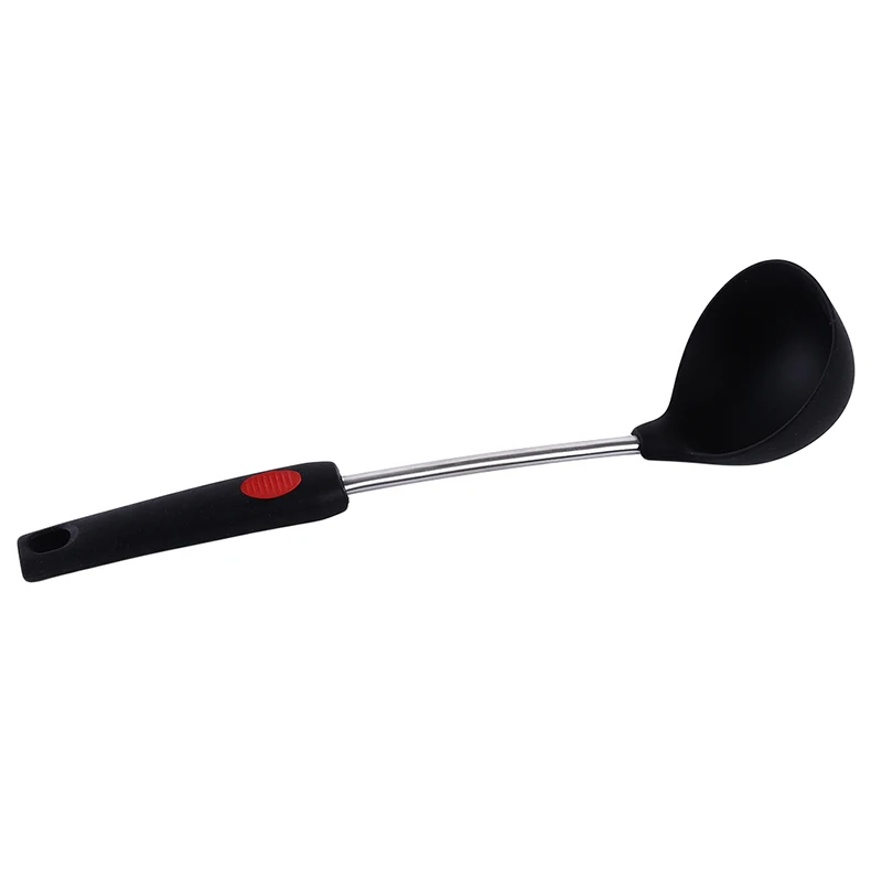 1pc kitchen spoon shovel eggbeater tableware kitchen accessories best selling kitchen stainless steel+ silicone non-stick