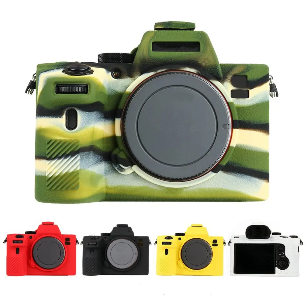 

Soft Camera Video Bag Silicone Case Rubber Camera case Protective Body Cover Skin For Sony A7III/A7II Professional Silicion Case