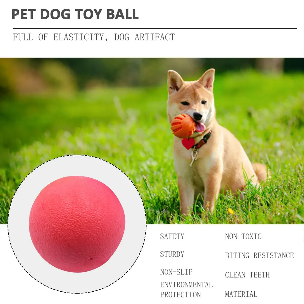 Мячик-игрушка для домашних животных, молярный тренировочный мяч, резиновые Безопасные игрушки для собак, кошек, игр, хорошая компания, котенок, щенок, игрушки, товары для домашних животных