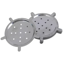 Держатель угля для чаши для кальяна, глиняные чаши из наргиле, аксессуары Chicha, металлический экран для кальяна из нержавеющей стали